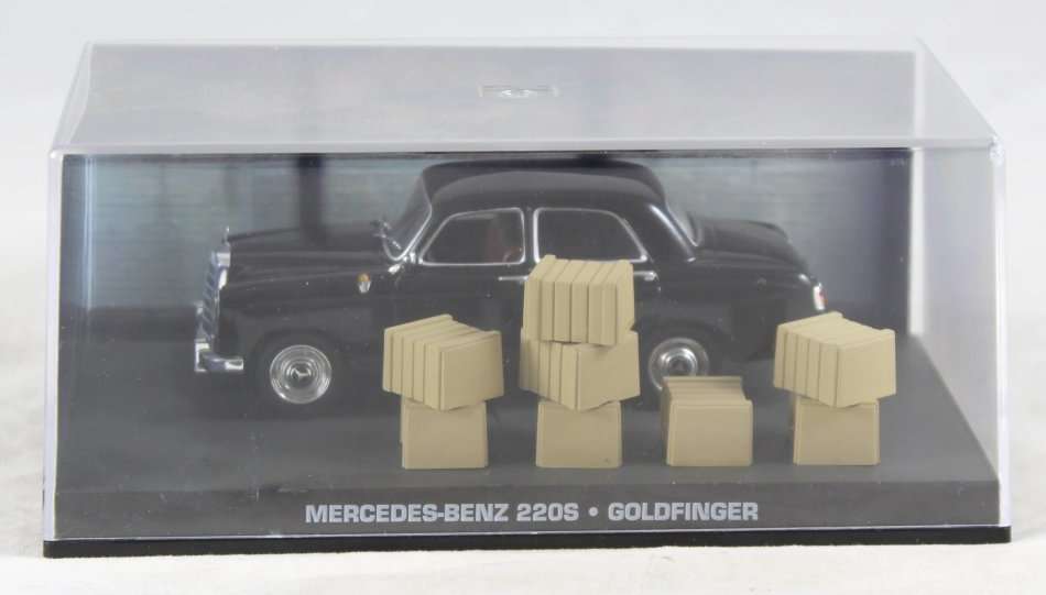 A stunning James Bond Mercedes-Benz 220S from "Goldfinger"!!  Bid now!!
