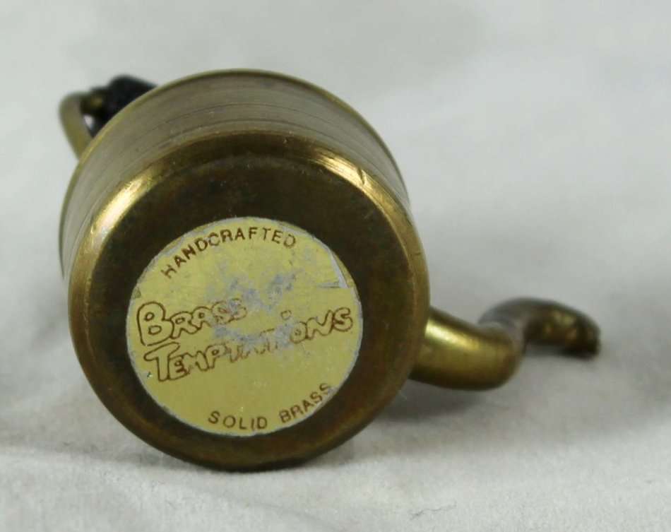 Brass Temptations - Miniature Solid Brass - Kettle - Gorgeous! - Bid Now!!!