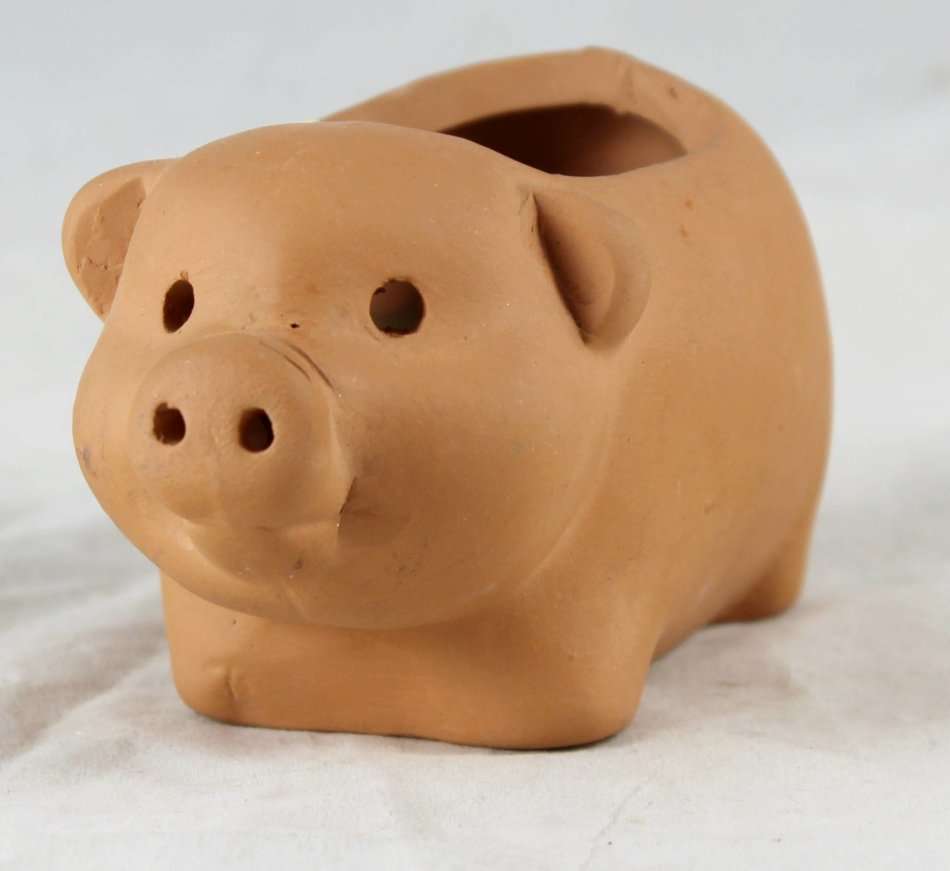 Pig Candle Holder - Gorgeous! - Bid Now!!!