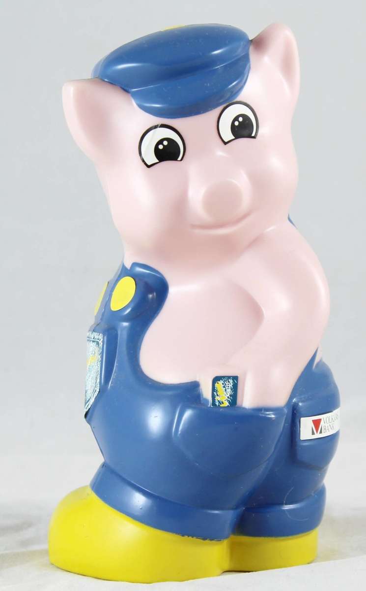 Volkskas Bank - Plastic Piggy Bank - Gorgeous! - Bid Now!!!