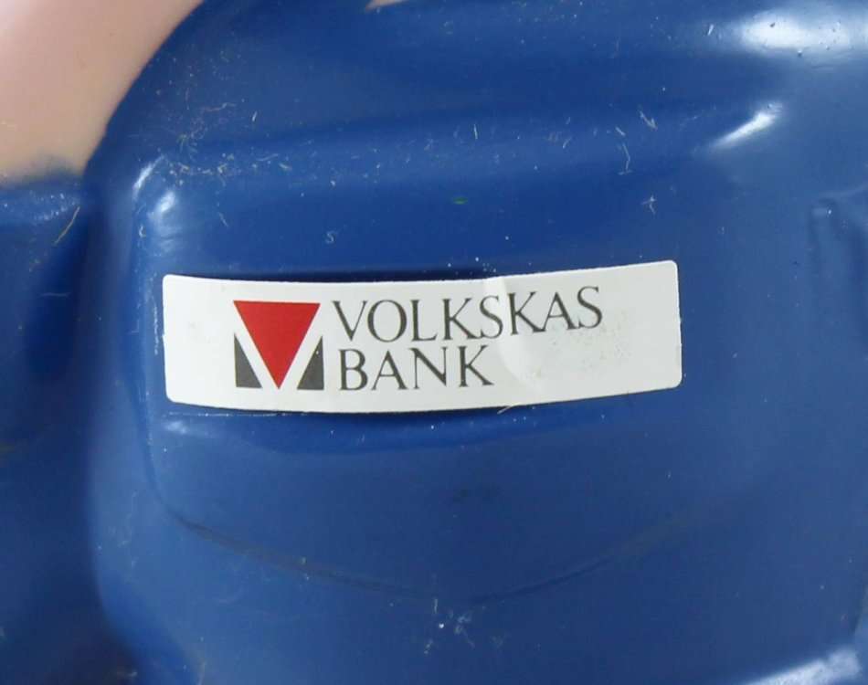 Volkskas Bank - Plastic Piggy Bank - Gorgeous! - Bid Now!!!