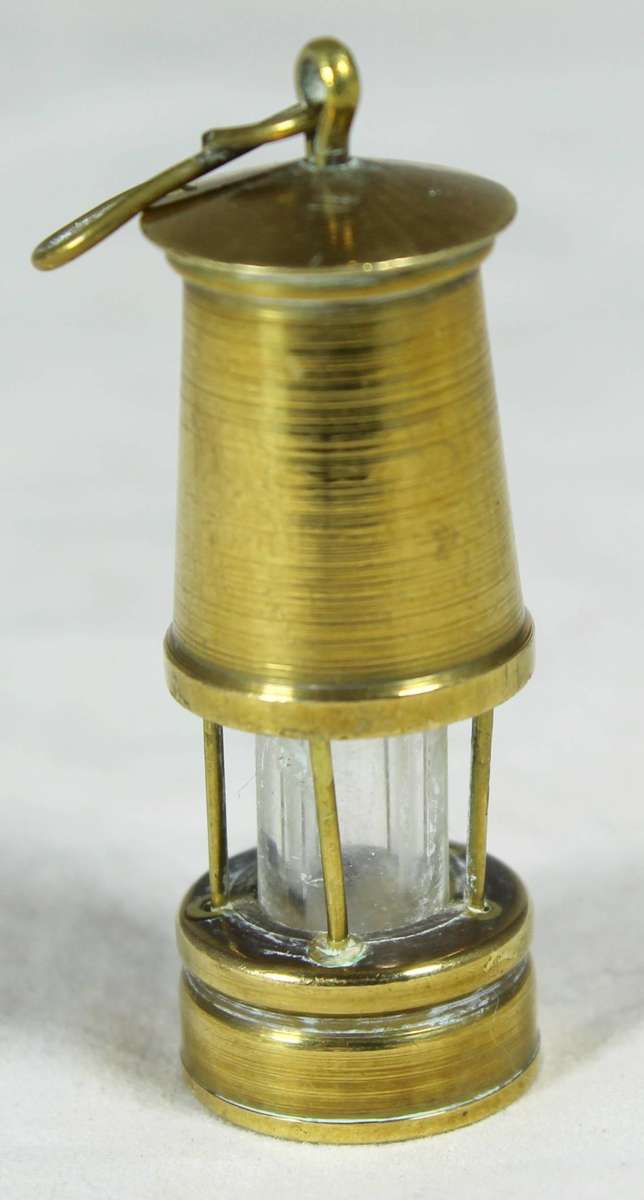 Miniature Brass - Miners Lamp - Gorgeous - Bid