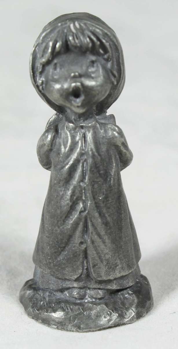 Little Gallery - Miniature Pewter - Little Angel Singing - Gorgeous! - Bid Now!!!