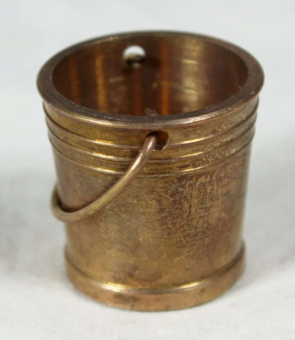 Miniature Brass - Fire Bucket - Gorgeous! - Bid Now!!!