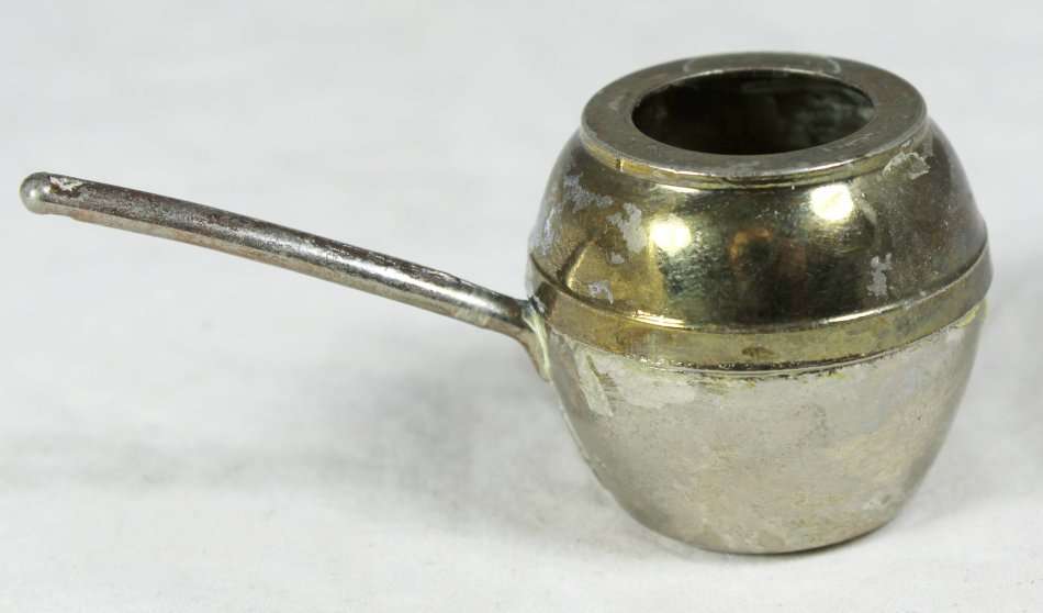 Miniature Plated - Long Handled Pot - Gorgeous! - Bid Now!!!