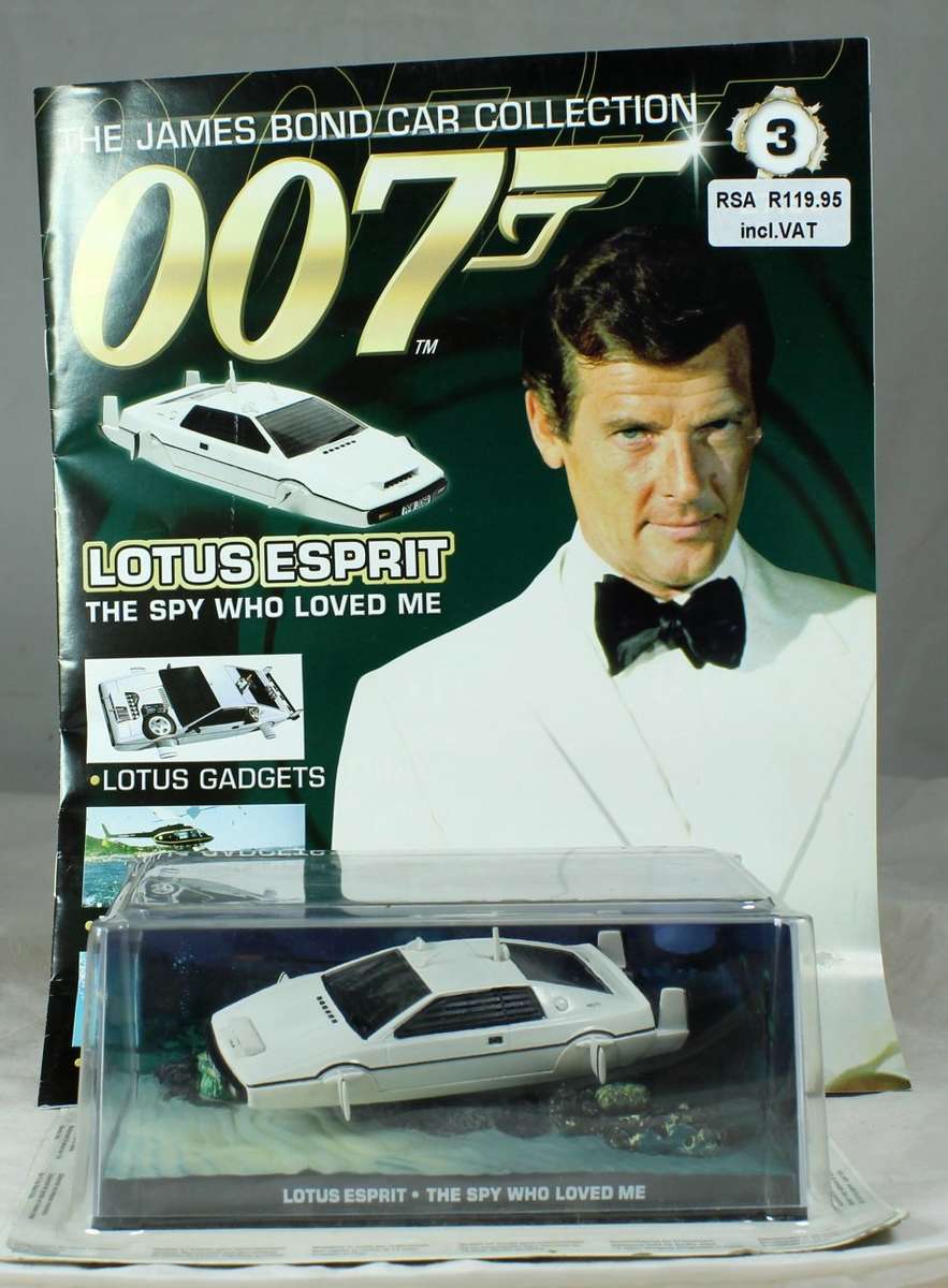 James Bond Diecast - Lotus Esprit - The spy who loved me - New with booklet! - Bid now
