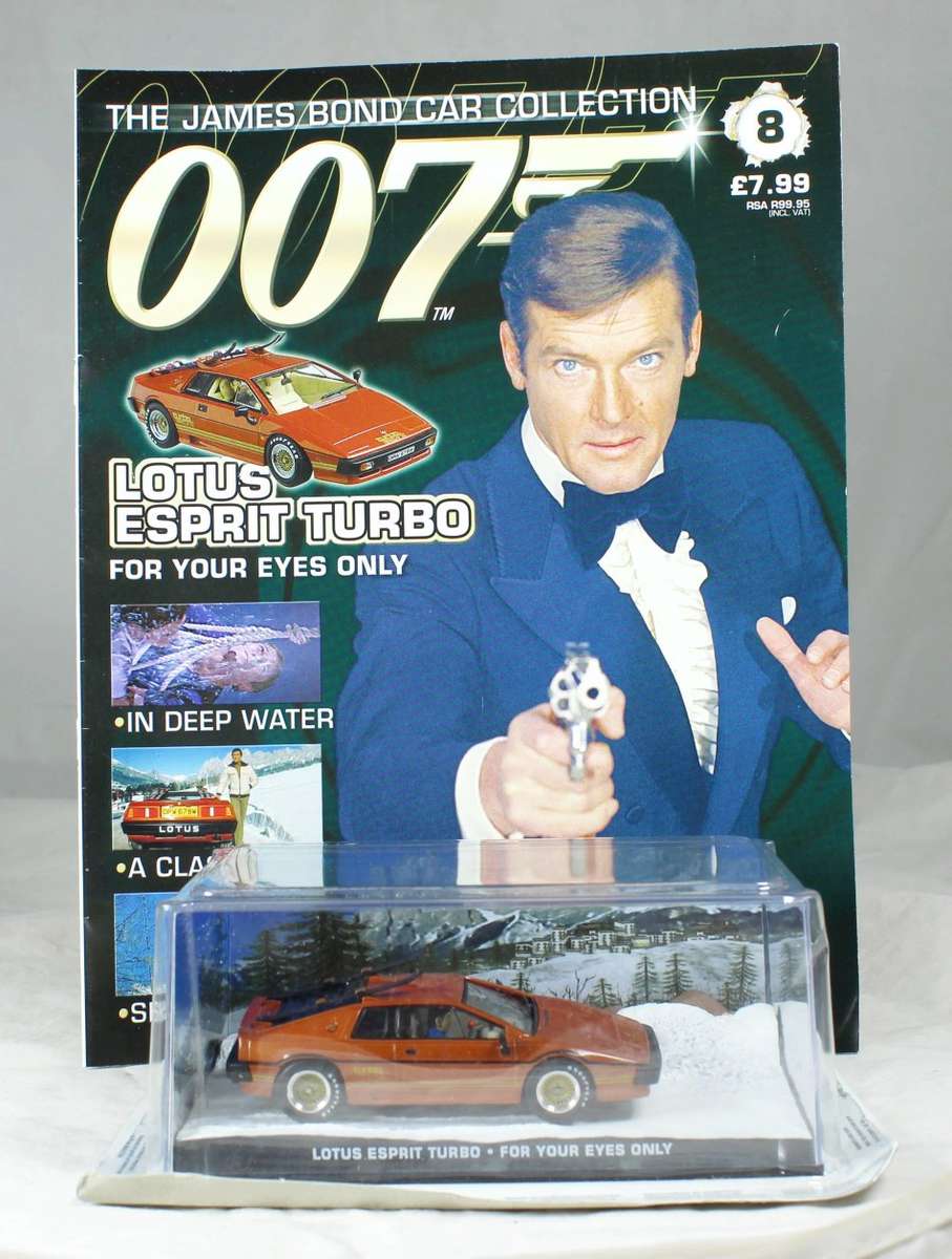 James Bond Diecast - Lotus Esprit Turbo - For Your Eyes Only - New with booklet! - Bid now!