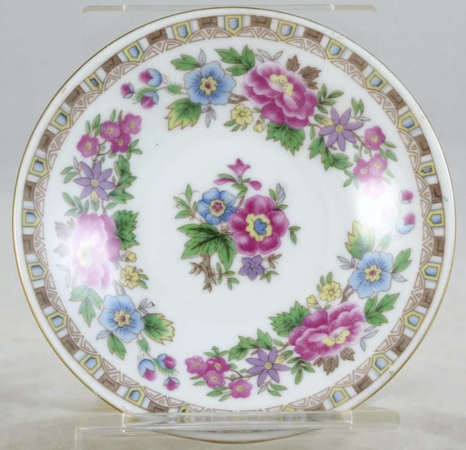 Flower Motif - Chinese Trinket Bowl - Beautiful! - Bid Now!!!