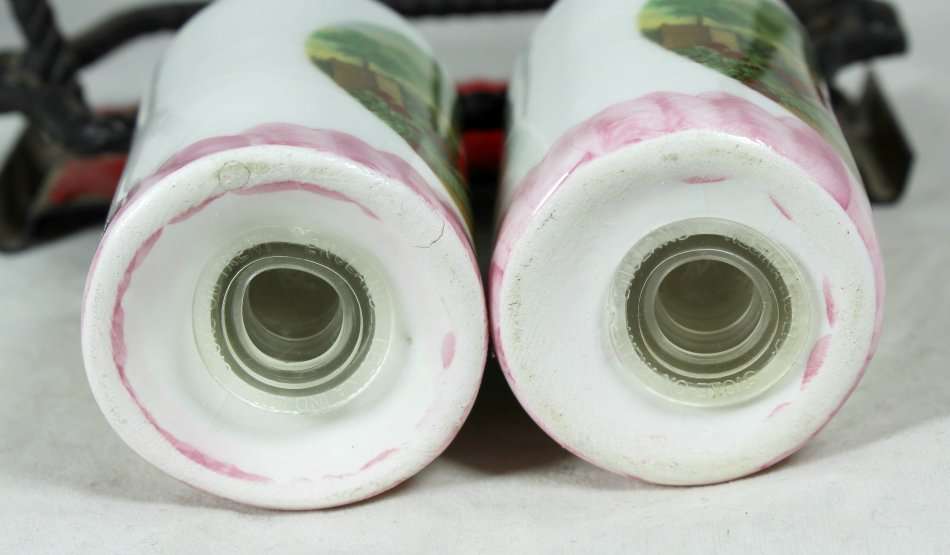 Character Salt & Pepper Set - Victorian with Cow Bell - Beautiful! - Bid Now!!!