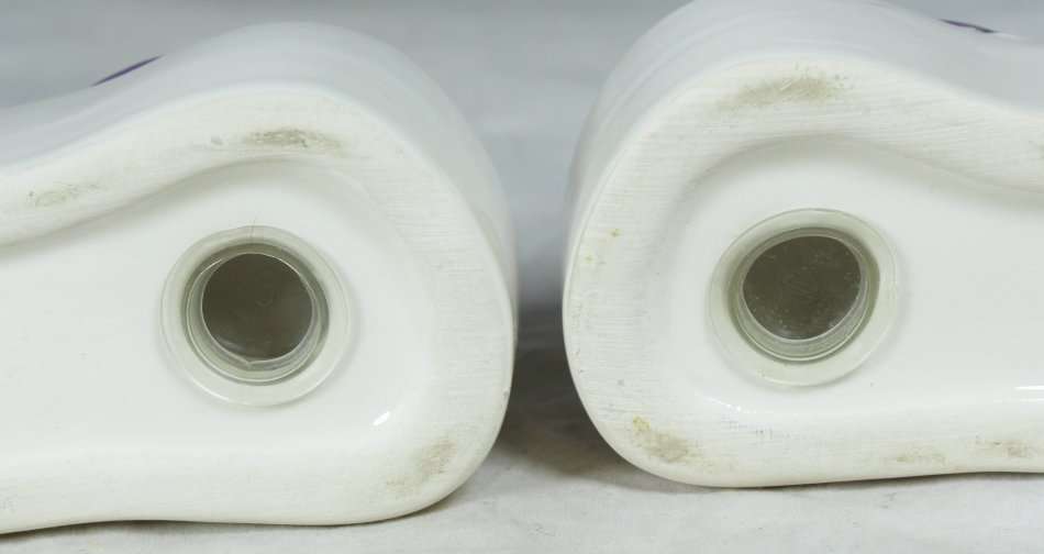 Character Salt & Pepper Set - Tall Sandals - Beautiful! - Bid Now!!!