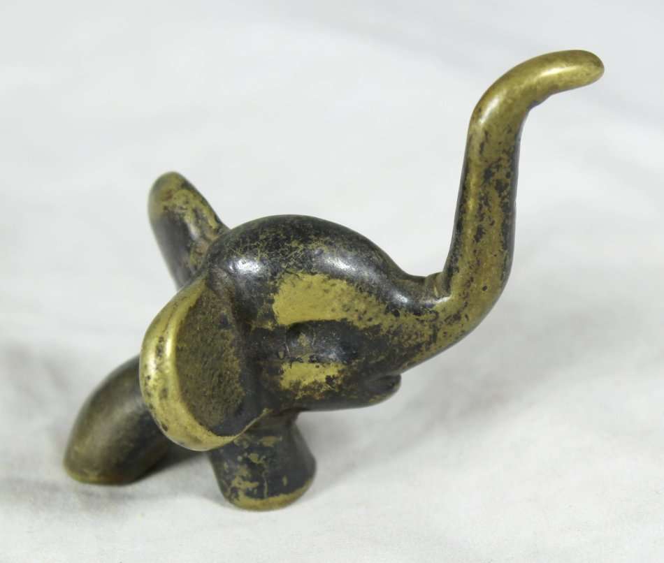 Miniature Brass - Elephant - Beautiful! - Bid Now!!!