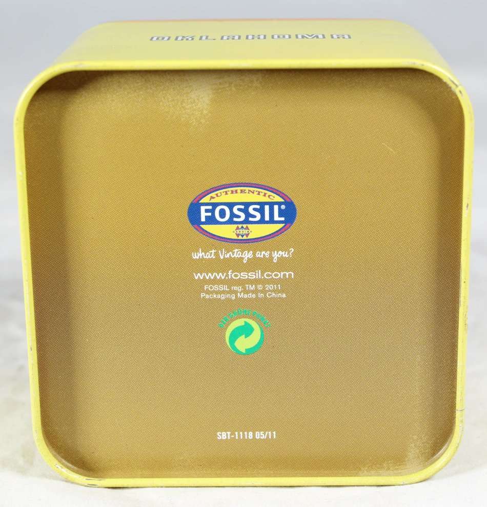 Fossil - Watch Tin - Oklahoma Route 66 - Beautiful! - Bid Now!!!