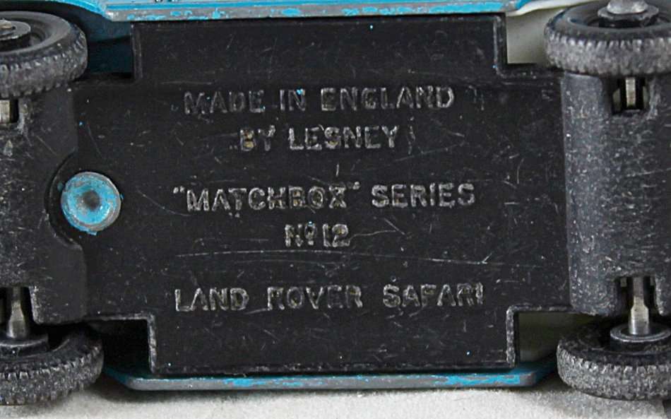 Diecast Lensey - Matchbox Series No12 - Land Rover Safari - Made in England - Bid Now!!