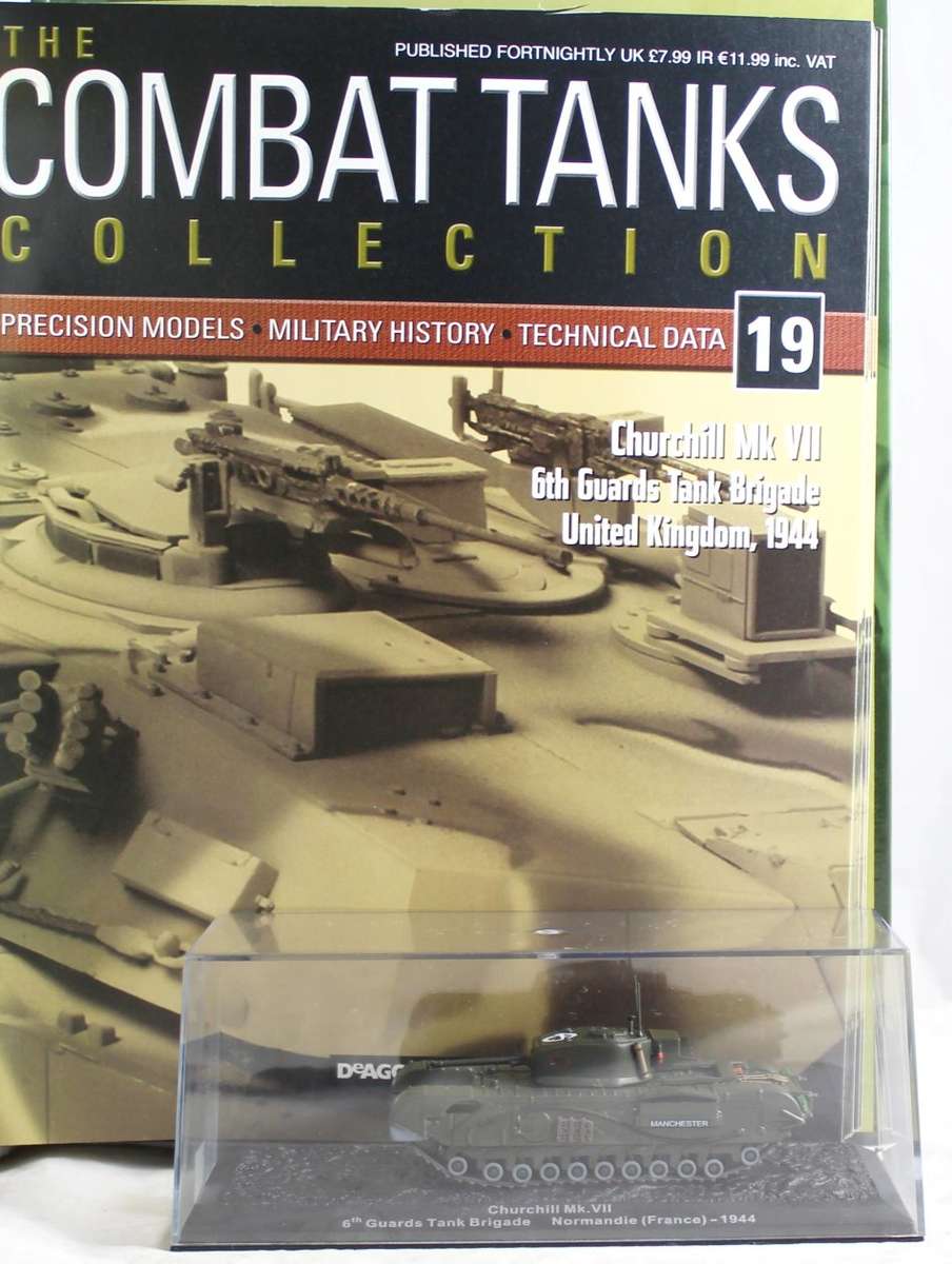 De Agostini - Churchill Mk VII France 1944 - New Tank with Booklet #19! - Bid now!