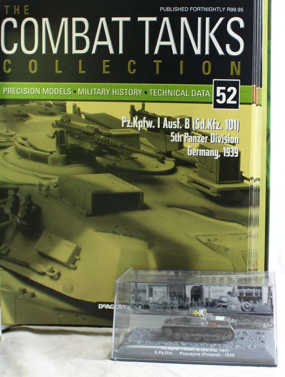 De Agostini - I Ausf B Poland 1939 - New Tank with Booklet #52! - Bid now!