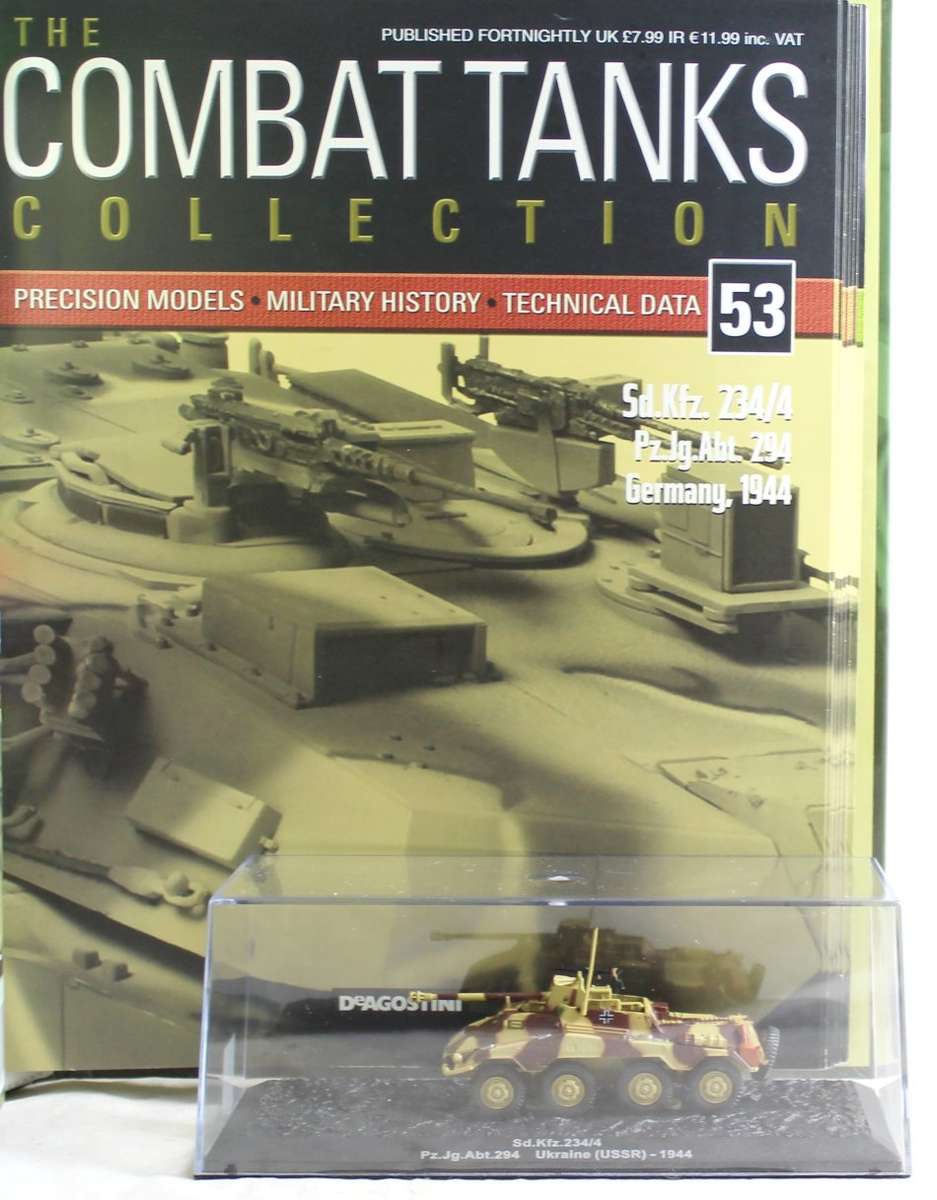 De Agostini - Sd.Kfz 234/4 USSR 1944 - New Tank with Booklet #53! - Bid now!