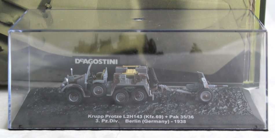 De Agostini - Krupp L2H143 + Pak 35/36 1938 - New Tank with Booklet #68! - Bid now!
