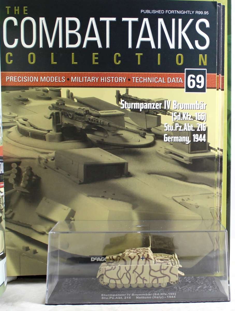 De Agostini - Sturmpanzer IV Italy 1944 - New Tank with Booklet #69! - Bid now!