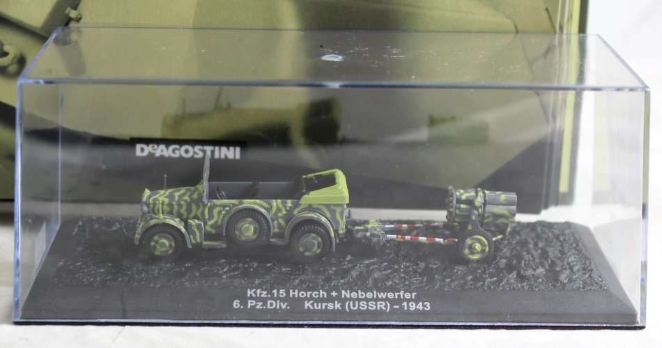 De Agostini - Kfz.15 Horch + Nebelwerfer USSR 1943 - New Tank with Booklet #97! - Bid now!
