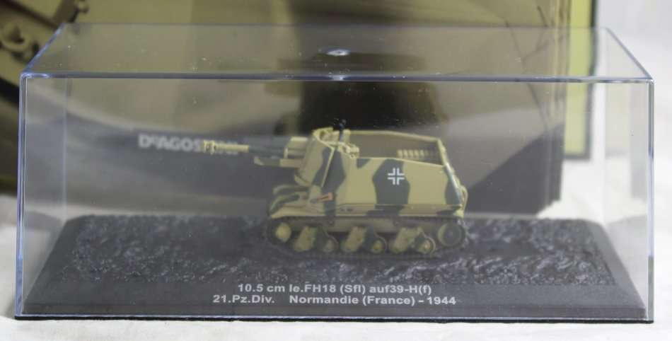 De Agostini - 10.5cm FH18 France 1944 - New Tank with Booklet #108! - Bid now!