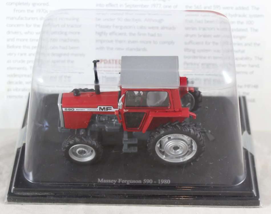 Collectable Tractor - Massey Ferguson 590 - 1980 - Tractor & Info Sheet - Bid now!