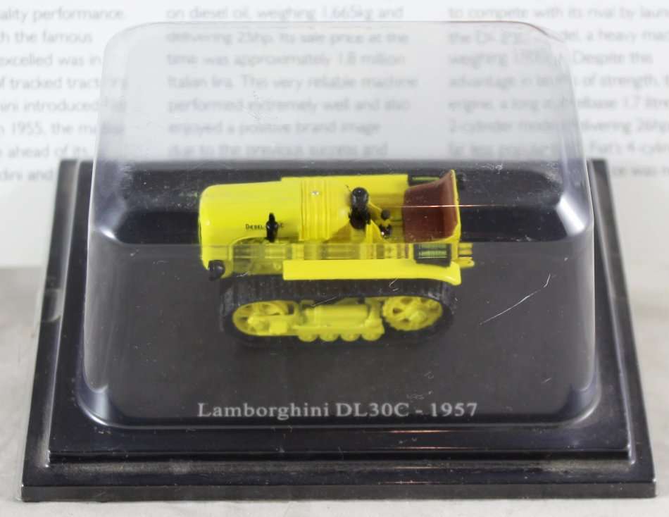 Collectable Tractor - Lamborghini DL30C - 1957 - Tractor & Info Sheet - Bid now!