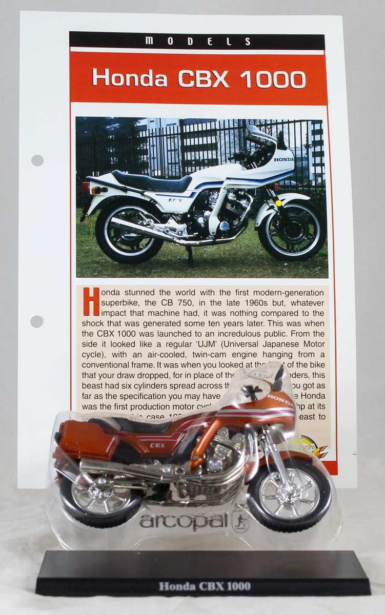 Maisto - CBX 1000 - Bike + Info Sheet - Bid now!