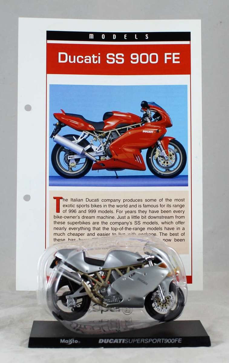 Maisto - Ducati SS 900 FE - Bike + Info Sheet - Bid now!