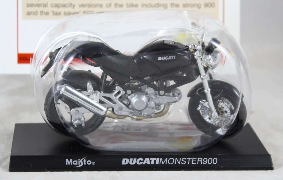 Maisto - Ducati Monster 900 - Bike + Info Sheet - Bid now!