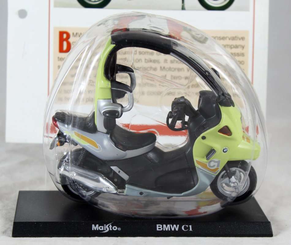 Maisto - BMW C1 - bike & info sheet