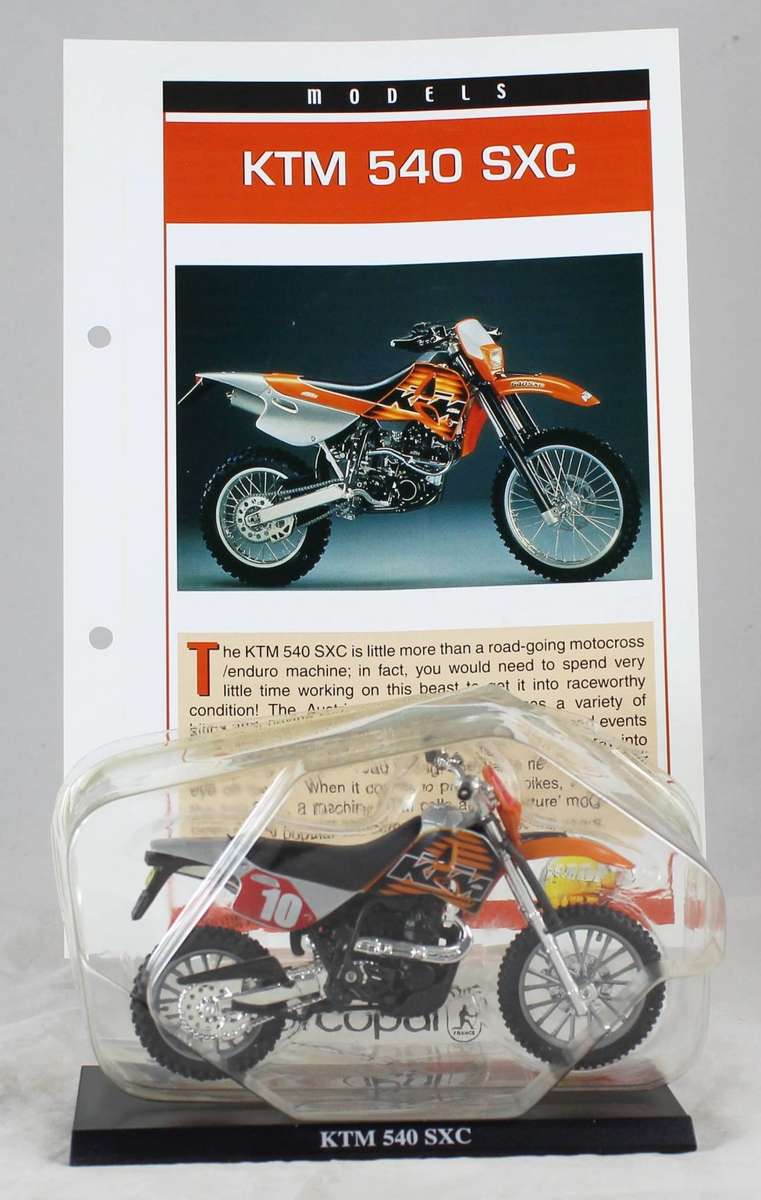 Maisto - KTM 540 SXC - Bike + Info Sheet - Bid now!