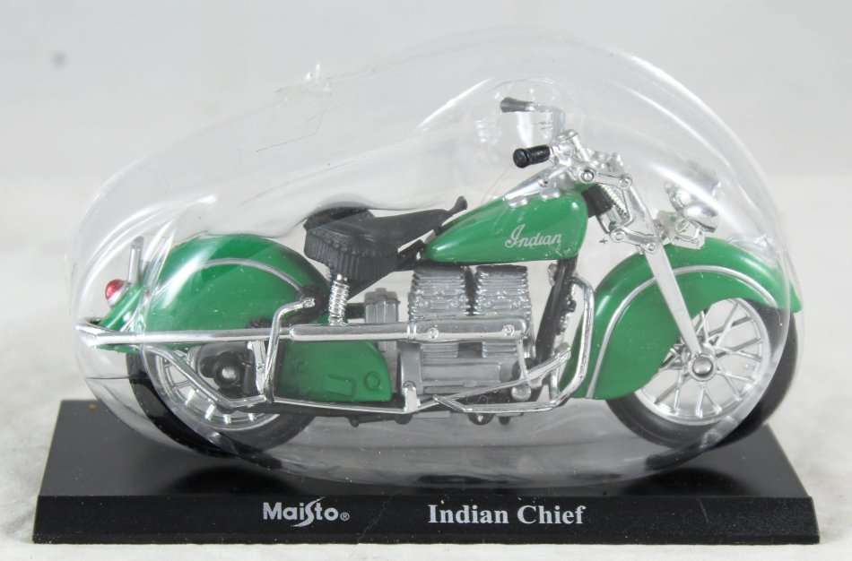 Maisto - Indian Chief - Green - Bike Only - Bid now!