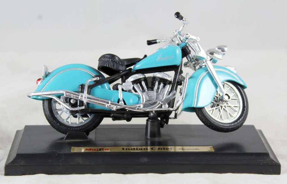 Maisto - Indian Chief - Blue - Bike Only - Bid now!