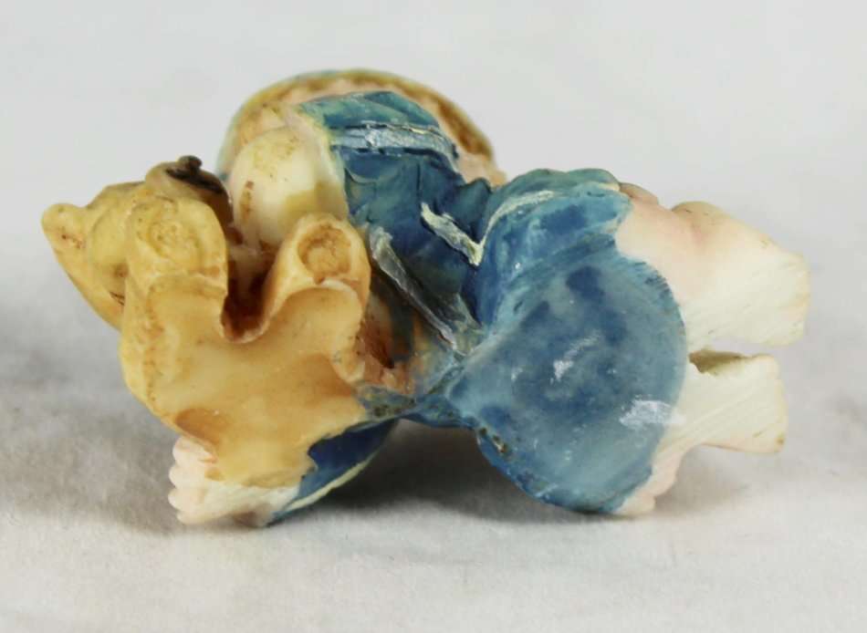 Small baby with teddy bear