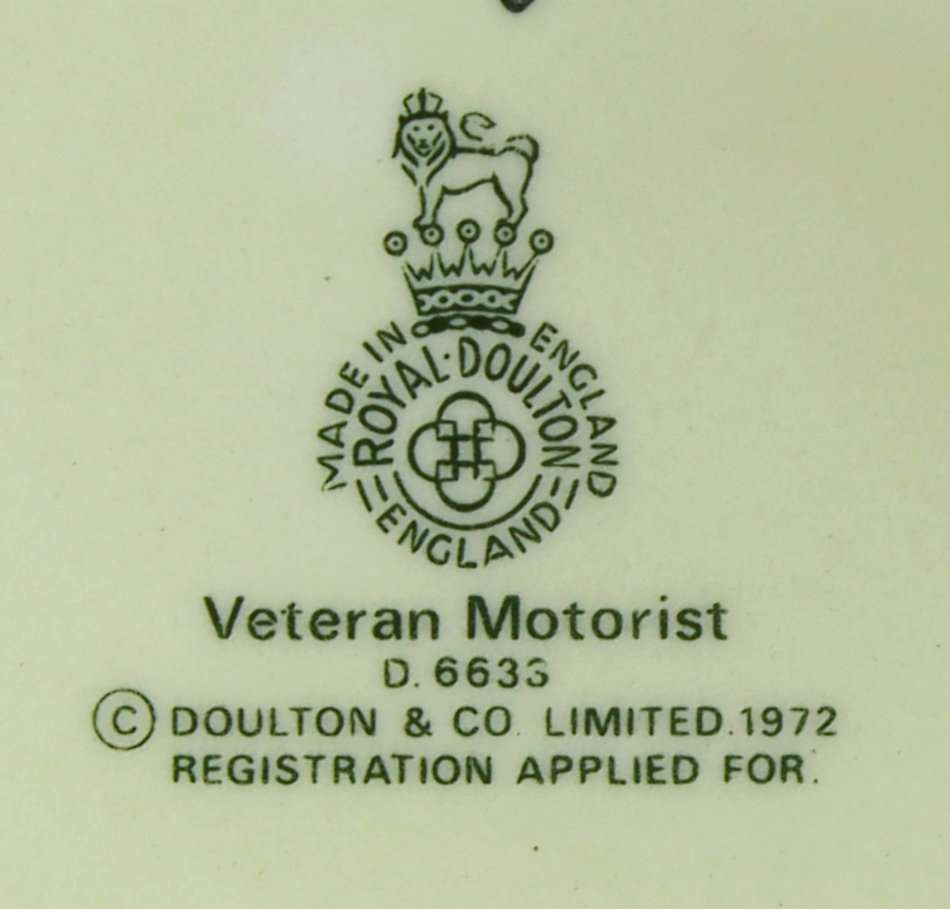 Royal Doulton Toby Jug - Veteran Motorist - Large - Bid Now!