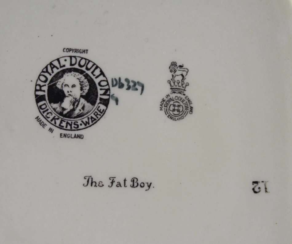 Royal Doulton - the fat boy - display bowl