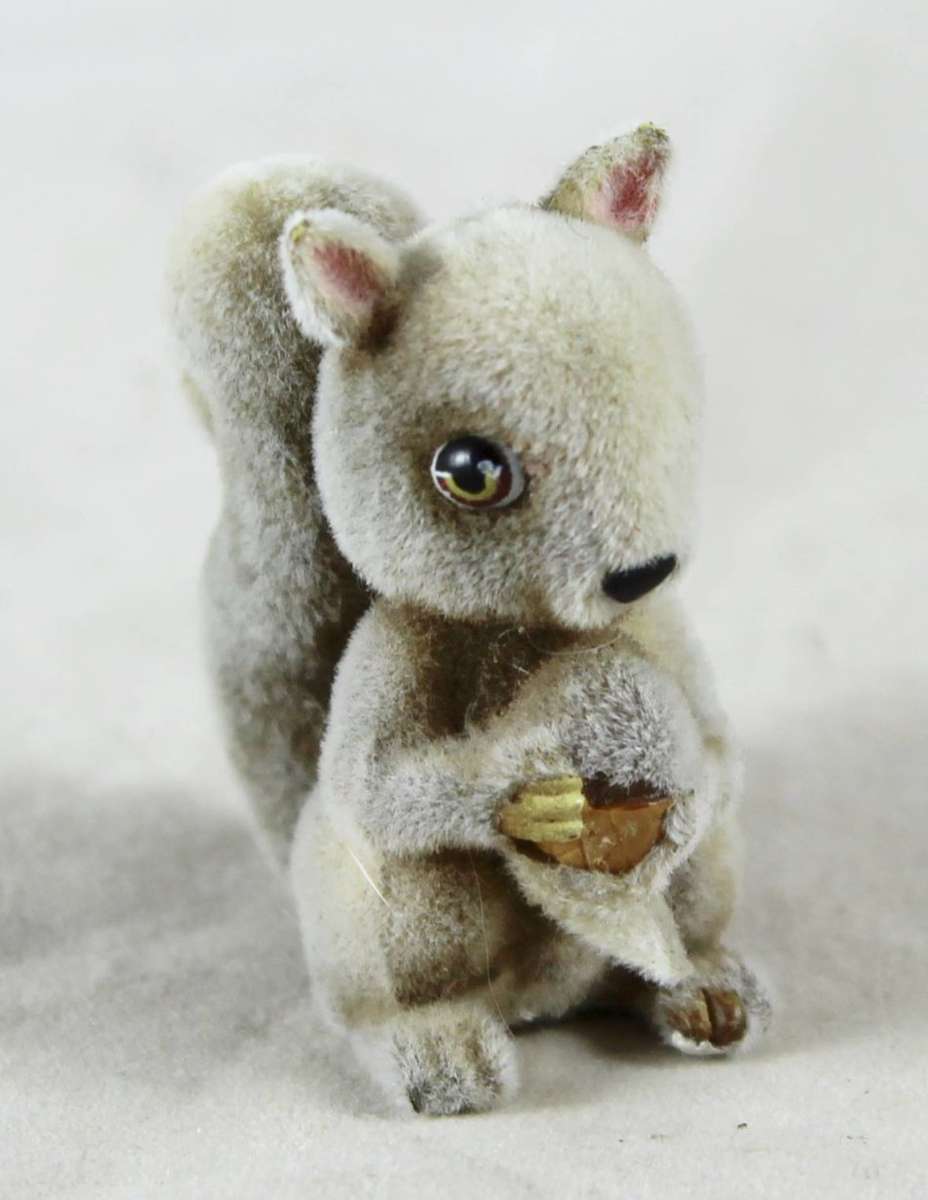 Miniature Suede Baby Squirrel - Gorgeous! - Bid Now!!!
