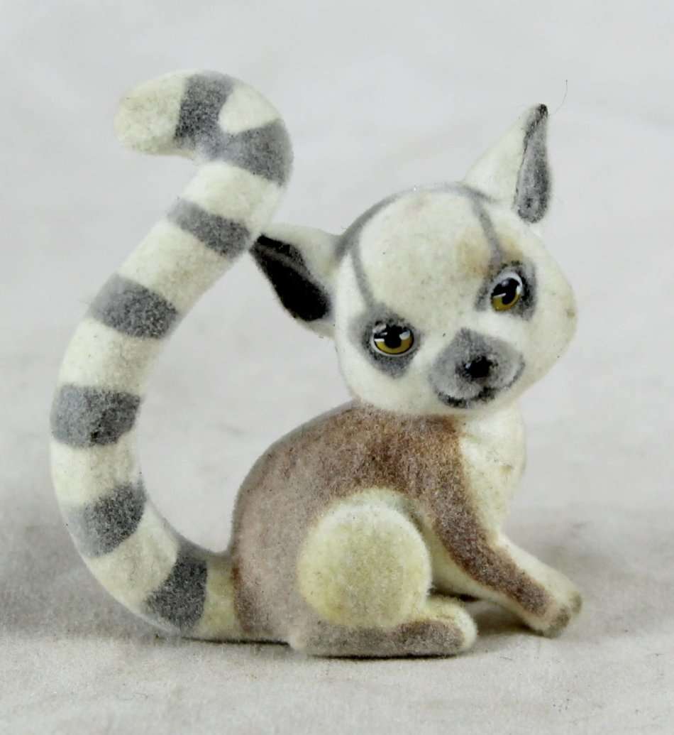 Miniature Suede Baby Lemur - Gorgeous! - Bid Now!!!