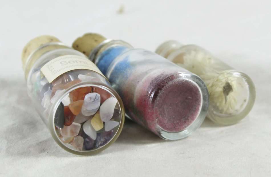 Miniature Printers Tray - Set of 3 Bottles - Gorgeous! - Bid Now!!!