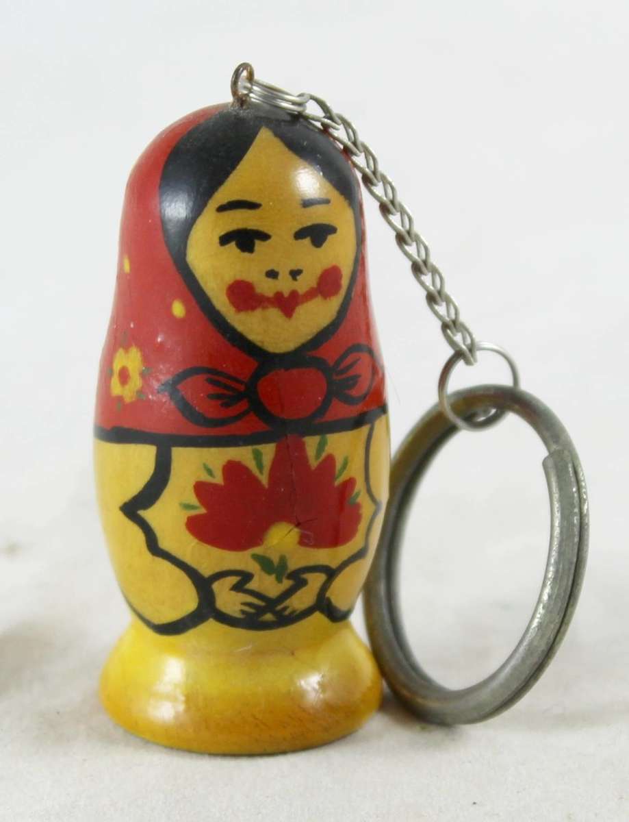 Miniature Printers Tray - Matryoshka Key Ring - Gorgeous! - Bid Now!!!