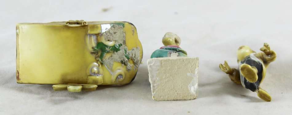 Miniature Printers Tray - Chinese Figures - Set of 3 - Gorgeous! - Bid Now!!!