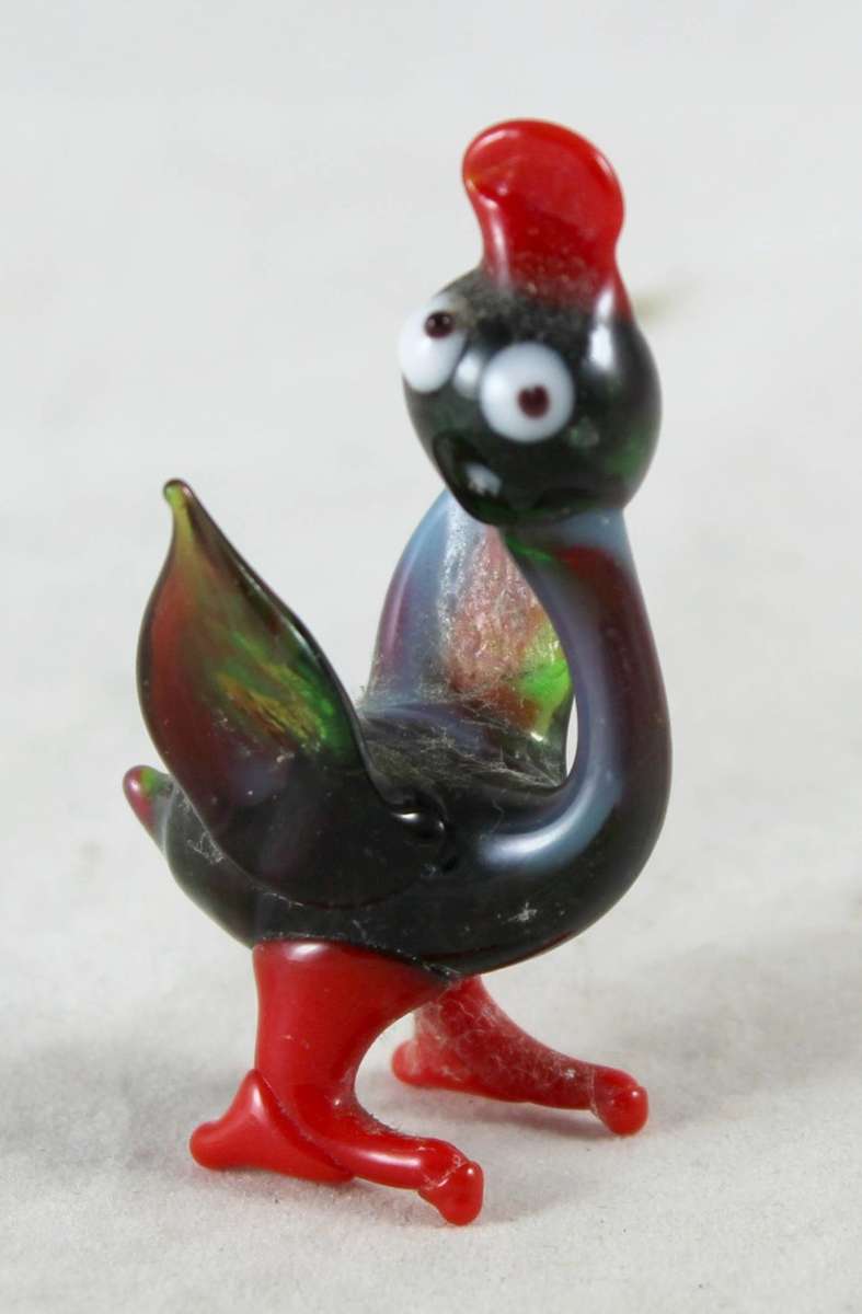 Miniature Printers Tray - Glass Chicken - Gorgeous! - Bid Now!!!