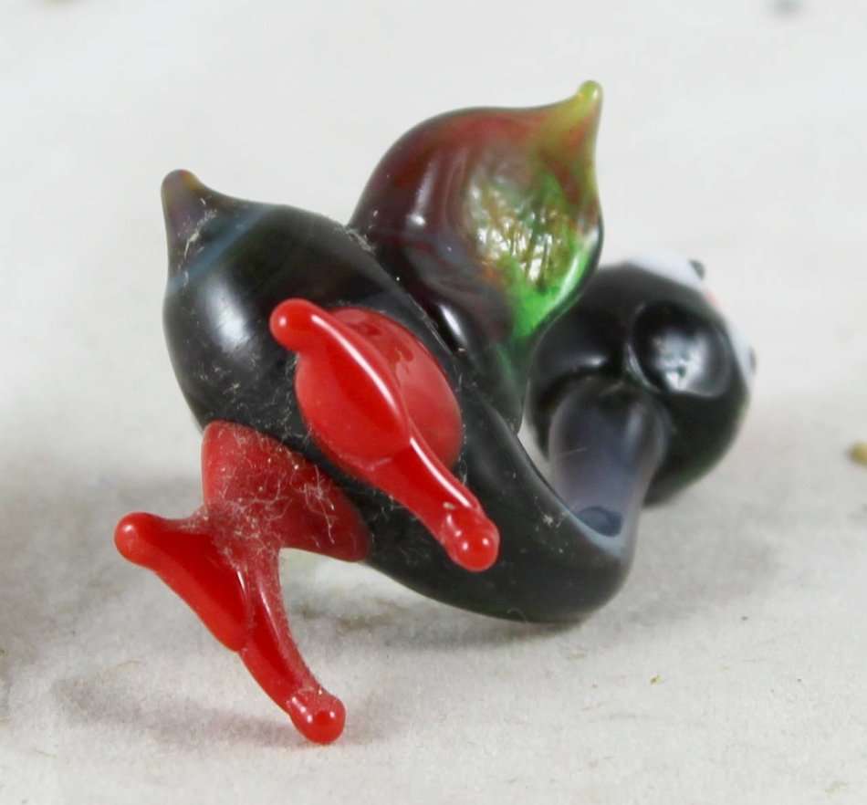 Miniature Printers Tray - Glass Chicken - Gorgeous! - Bid Now!!!