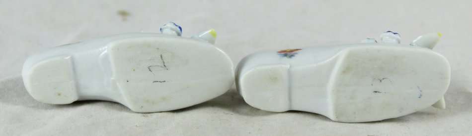 Miniature Shoes with White Roses - Pair - Beautiful! - Bid Now!!!