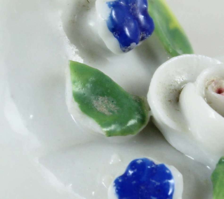 Miniature Shoes with White Roses - Pair - Beautiful! - Bid Now!!!