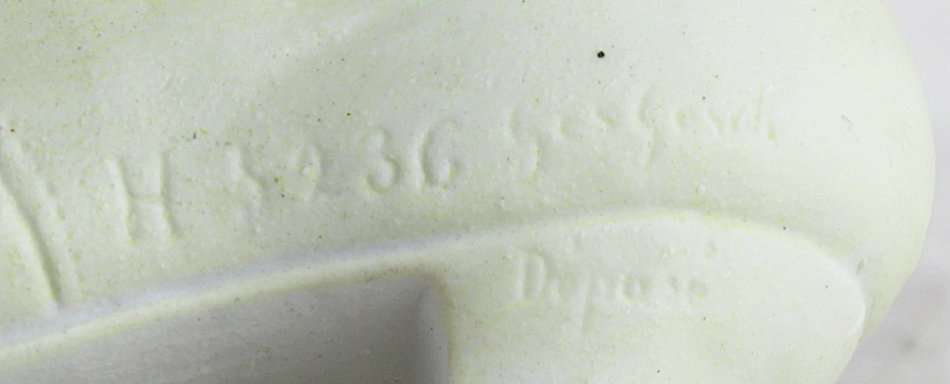 Miniature White Shoe with Rabbits - Beautiful! - Bid Now!!!