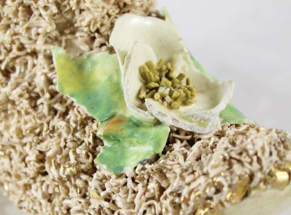 Small Shoe Covered with Flowers - Beautiful! - Bid Now!!!