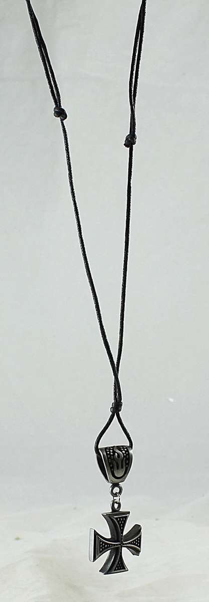 Biker Cross - Hanging Necklace - Beautiful! - Bid Now!!!