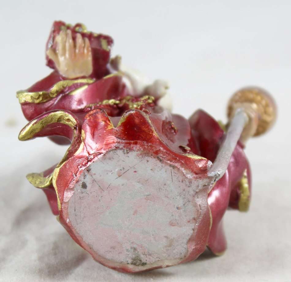 Wizard with Crystal Staff & Treasure Chest - Beautiful! - Bid Now!!!