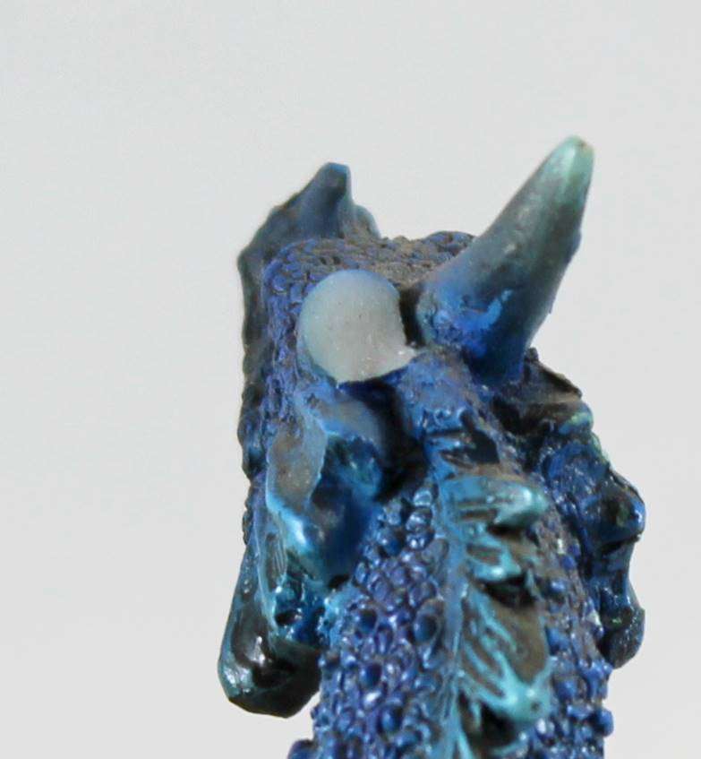 Blue Dragon with Small Candle Holder - Beautiful! - Bid Now!!!